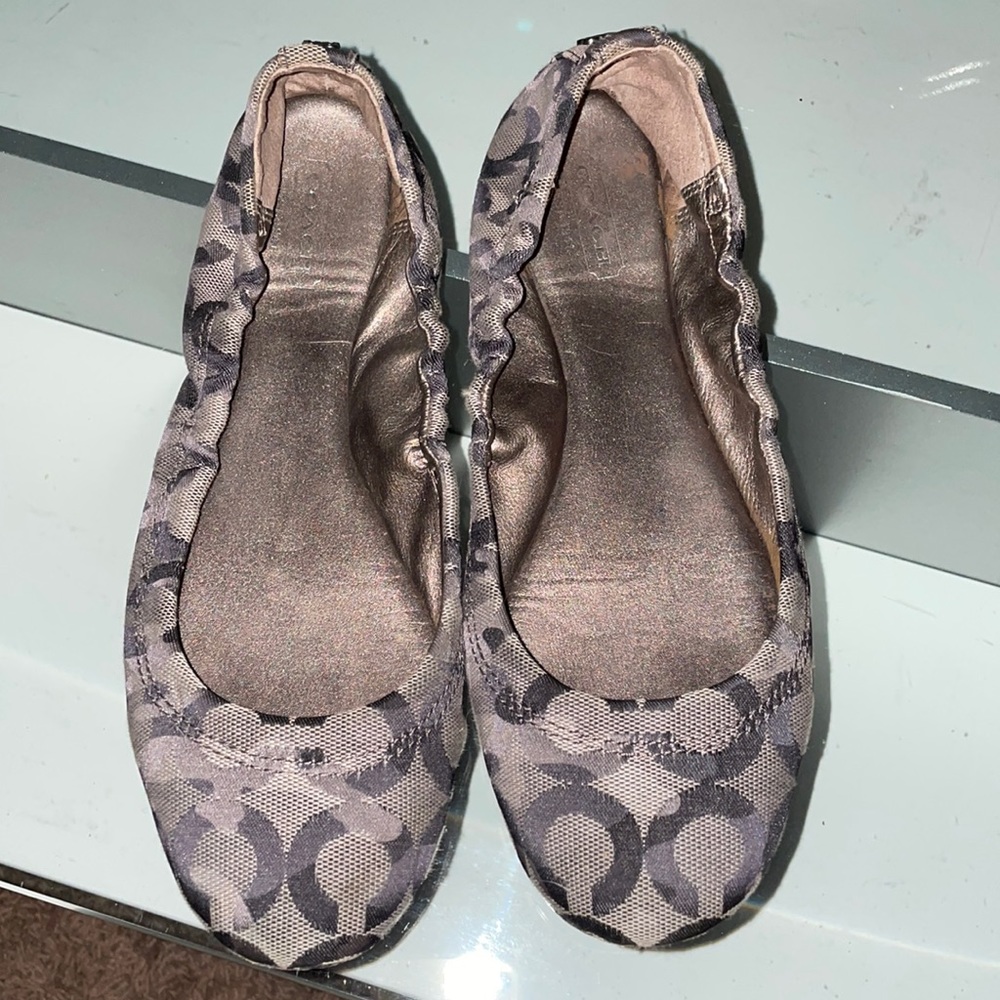 Coach ballet flats